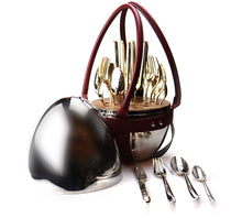 Load image into Gallery viewer, Christofle MOOD 24 Piece Set with Canister