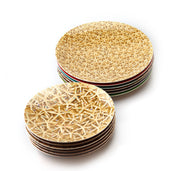 NABIL NAHAS Set of 12 Dinner and Salad Plates