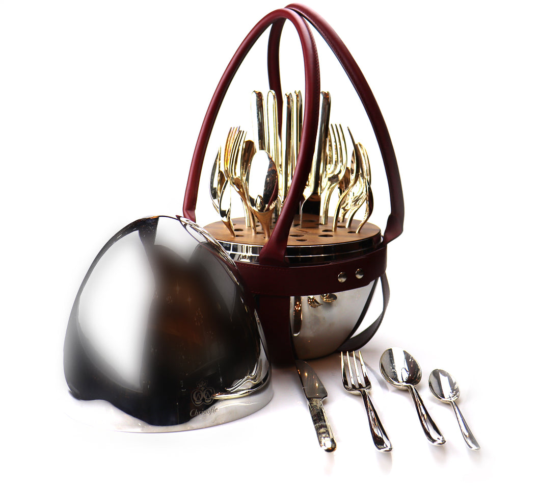 Christofle MOOD 24 Piece Set with Canister