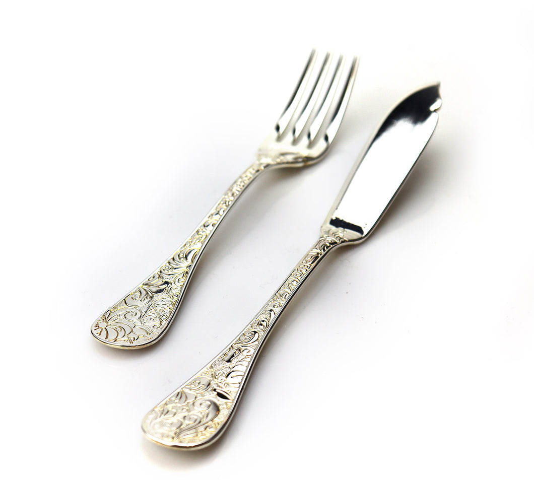 Christofle JARDIN D'EDEN Fish Fork and Knife